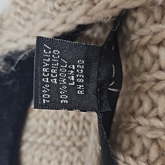 August Silk Sz L Taupe Sweater - Picture 5 of 5